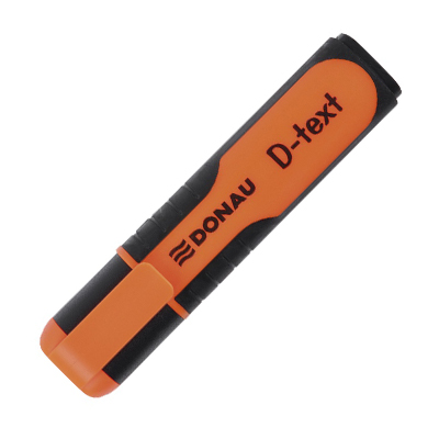 Маркер текстовий 7358001PL-12 помаранч (10) (DONAU)